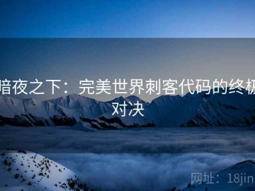 暗夜之下：完美世界刺客代码的终极对决