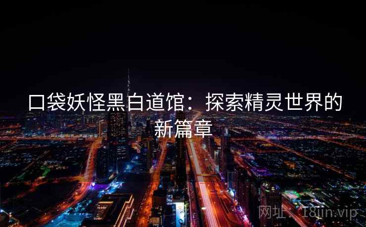 口袋妖怪黑白道馆：探索精灵世界的新篇章