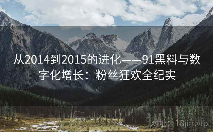 从2014到2015的进化——91黑料与数字化增长：粉丝狂欢全纪实