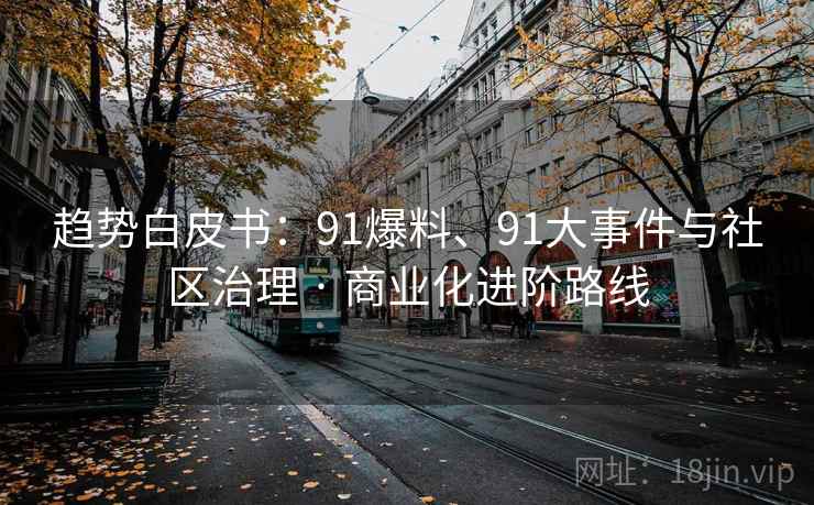 趋势白皮书：91爆料、91大事件与社区治理 · 商业化进阶路线
