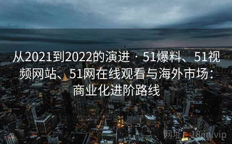 从2021到2022的演进 · 51爆料、51视频网站、51网在线观看与海外市场：商业化进阶路线