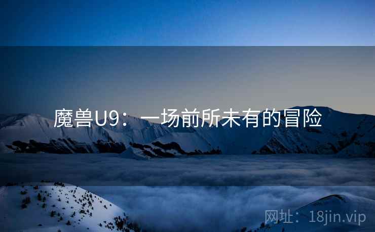 魔兽U9：一场前所未有的冒险