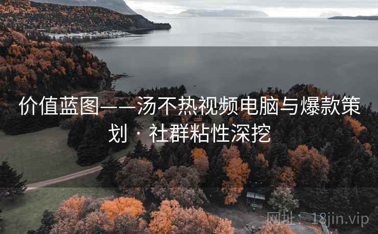 价值蓝图——汤不热视频电脑与爆款策划 · 社群粘性深挖